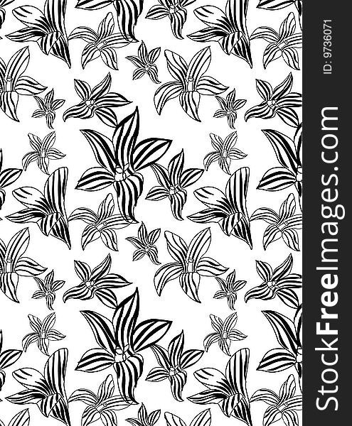 A beautiful floral seamless  pattern design. A beautiful floral seamless  pattern design