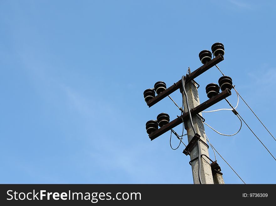 Electrical tower - electricity starts here