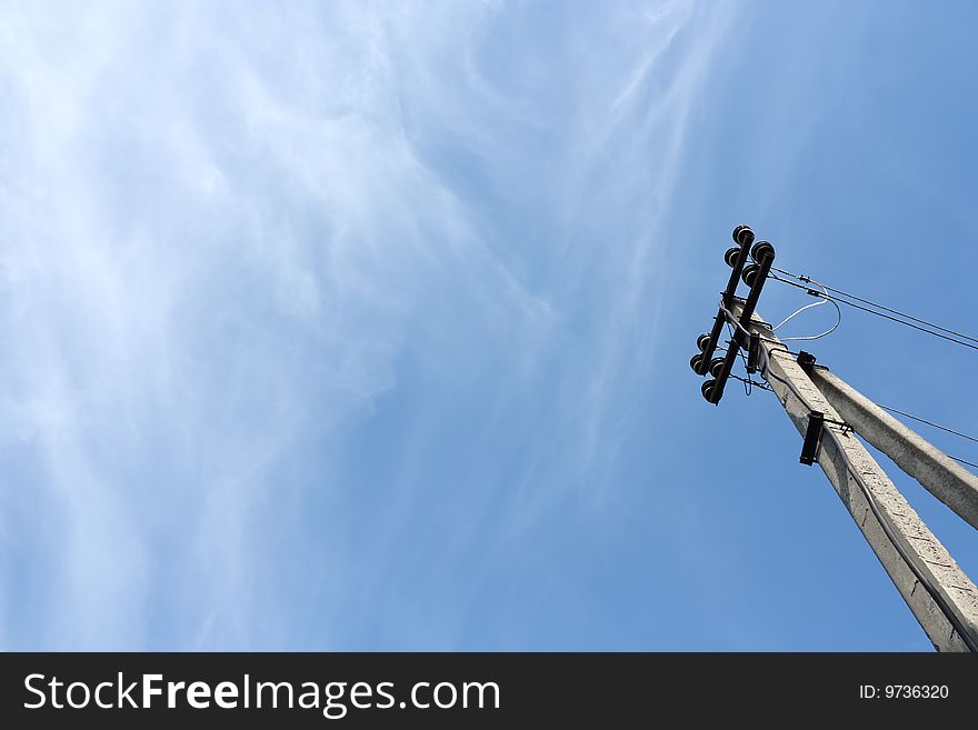 The electrical tower - wide view