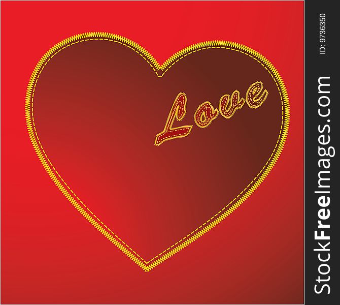 Stitched Love Vector