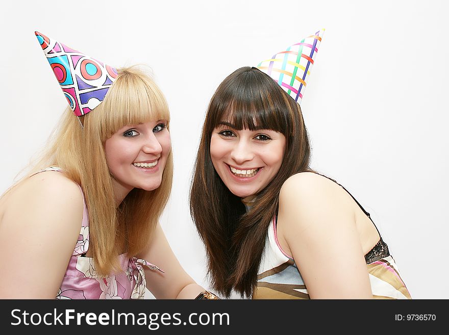 Two woman celebrating birthday