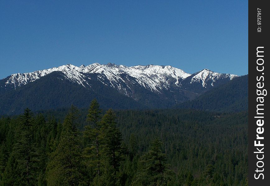 Monument Peak range of the Trinity Alps in Northern California. Monument Peak range of the Trinity Alps in Northern California