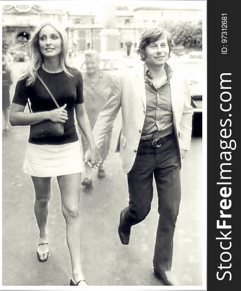 Sharon Tate & Roman Polanski &#x28;Cannes,1968&#x29