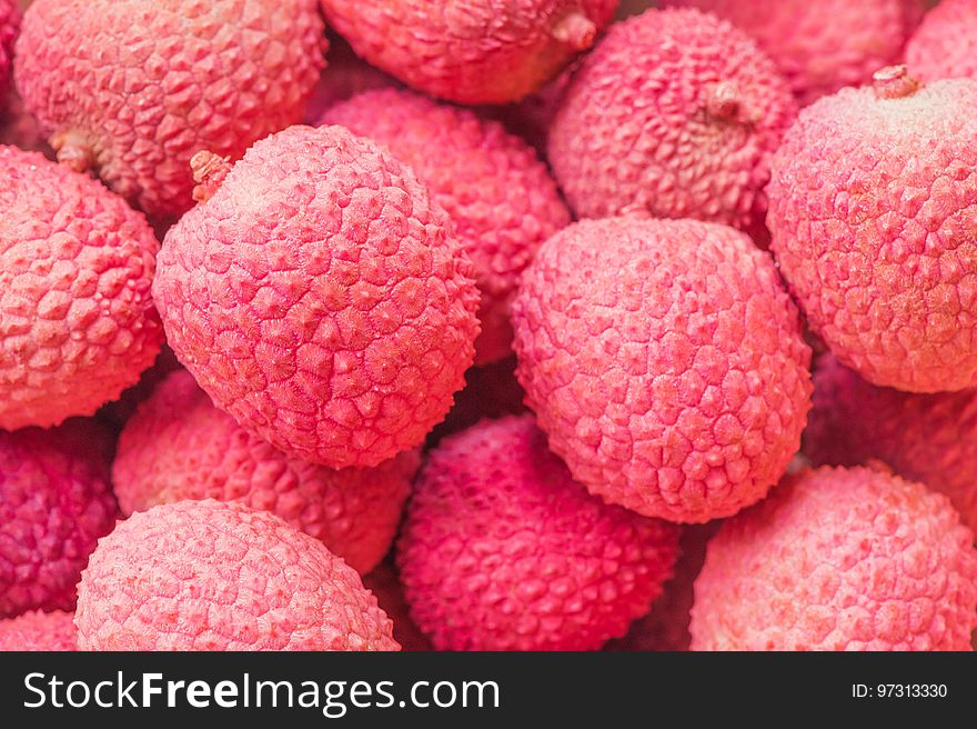 Bunch of Lychee Fruits