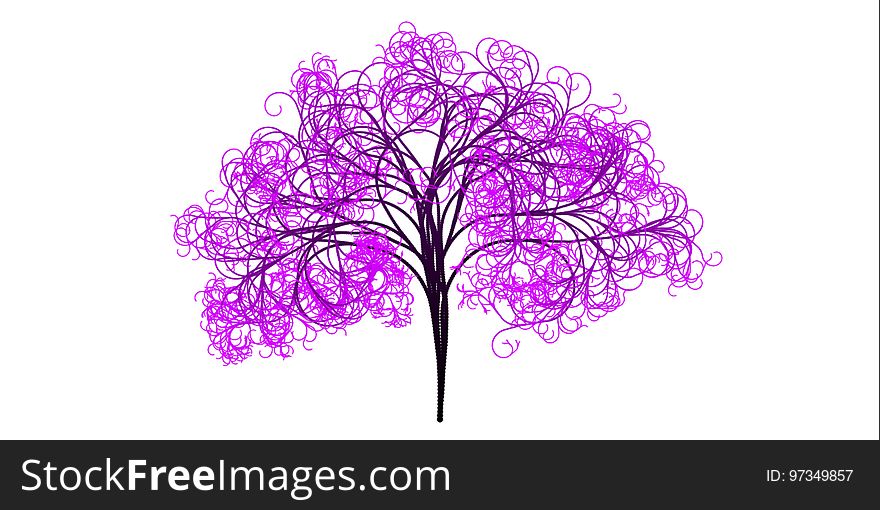 Pink, Tree, Leaf, Purple