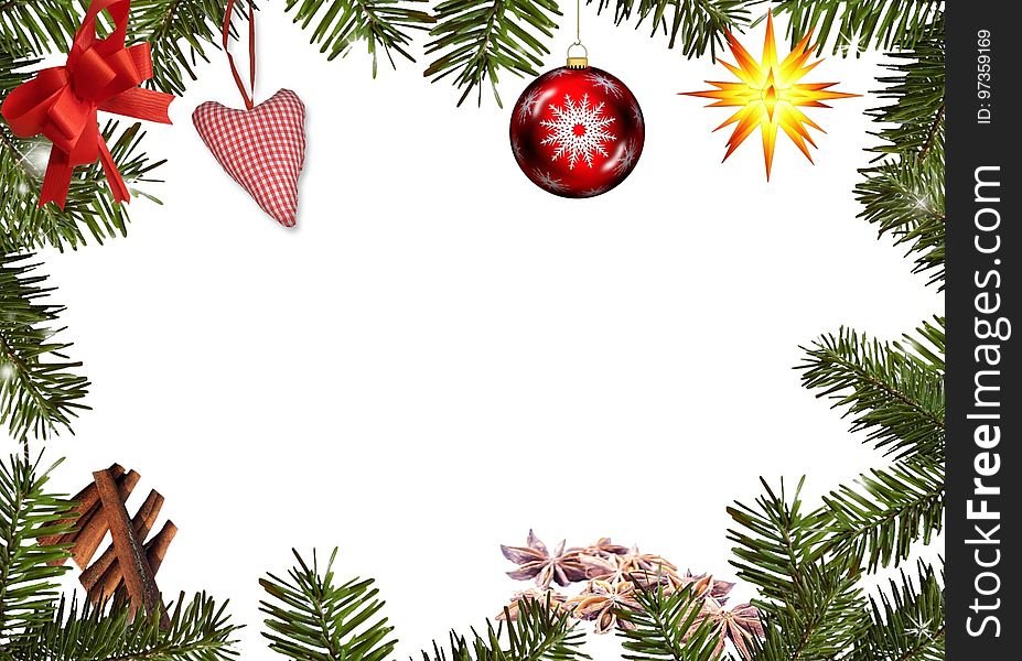 Christmas Decoration, Tree, Branch, Christmas Ornament