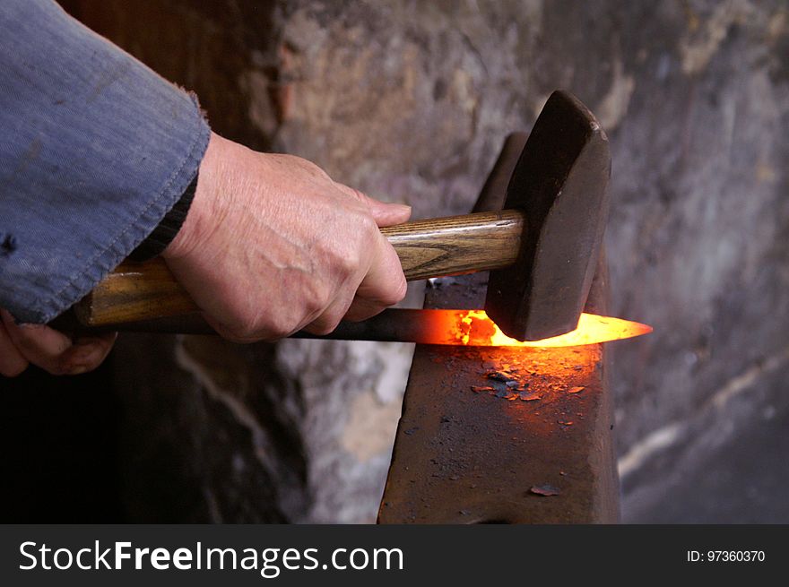 Blacksmith, Metalsmith, Metalworking, Heat