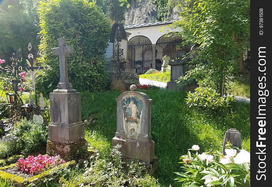 Gravestones at Salzburg