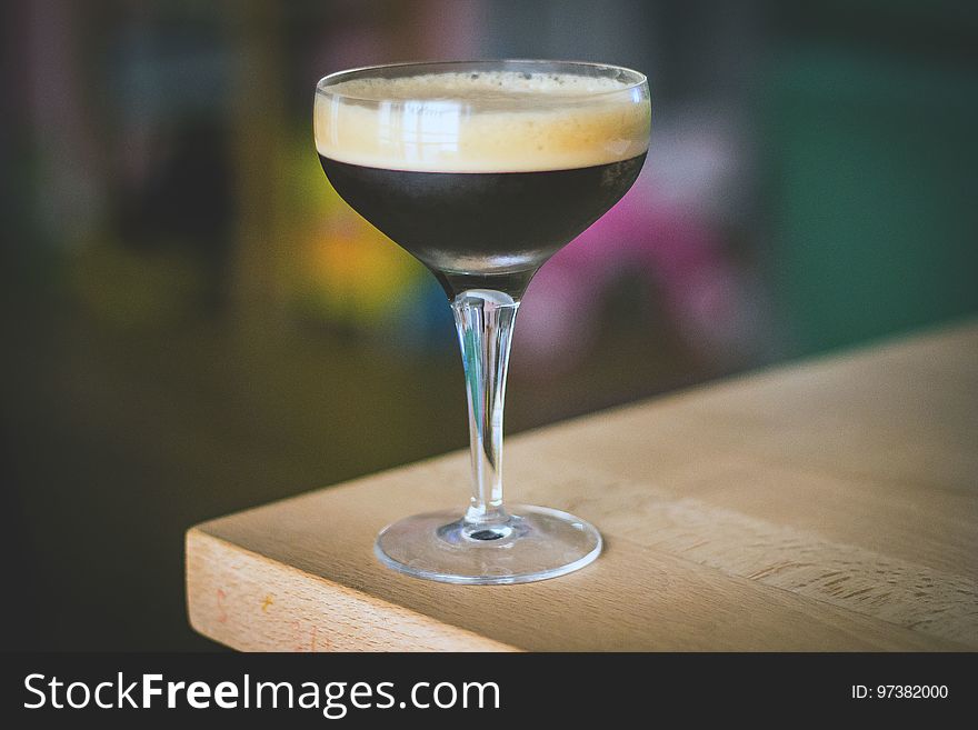 Espresso Martini, Cocktail With Coffee And Vodka