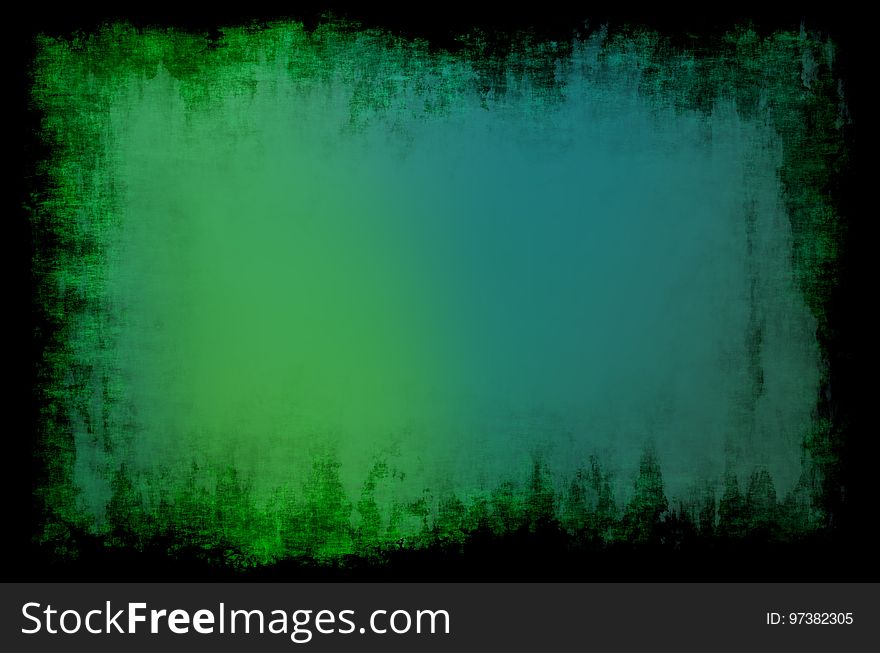 Green Background Black Frame