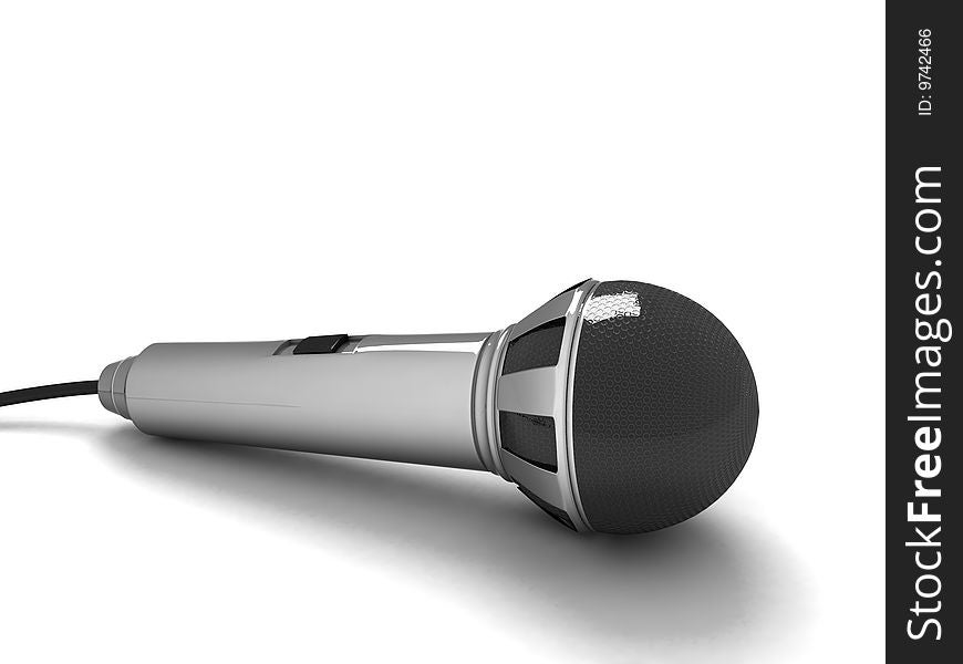 Side View Of Three Dimensional Microphone