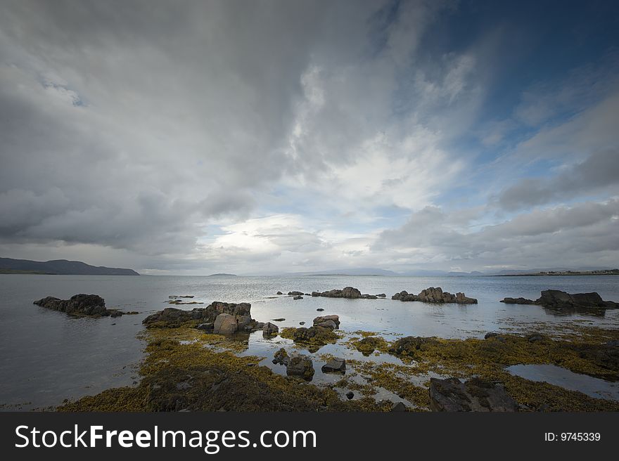 Seascape With Rocks In Broadford