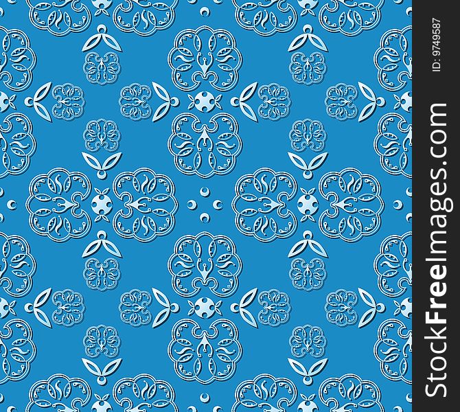 Vector illustration of Seamless Ornament Pattern