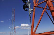 Weather And Aircraft Antennas Stock Photography Weather And Aircraft Antennas Stock Photography