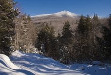 White Mountains In The Winter Stock Photography White Mountains In The Winter Stock Photography