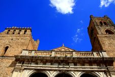Monreale Norman Cathedral On Bliue Sky, Sicily Stock Photo Monreale Norman Cathedral On Bliue Sky, Sicily Stock Photo