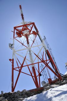 Weather And Communication Tower Stock Images Weather And Communication Tower Stock Images
