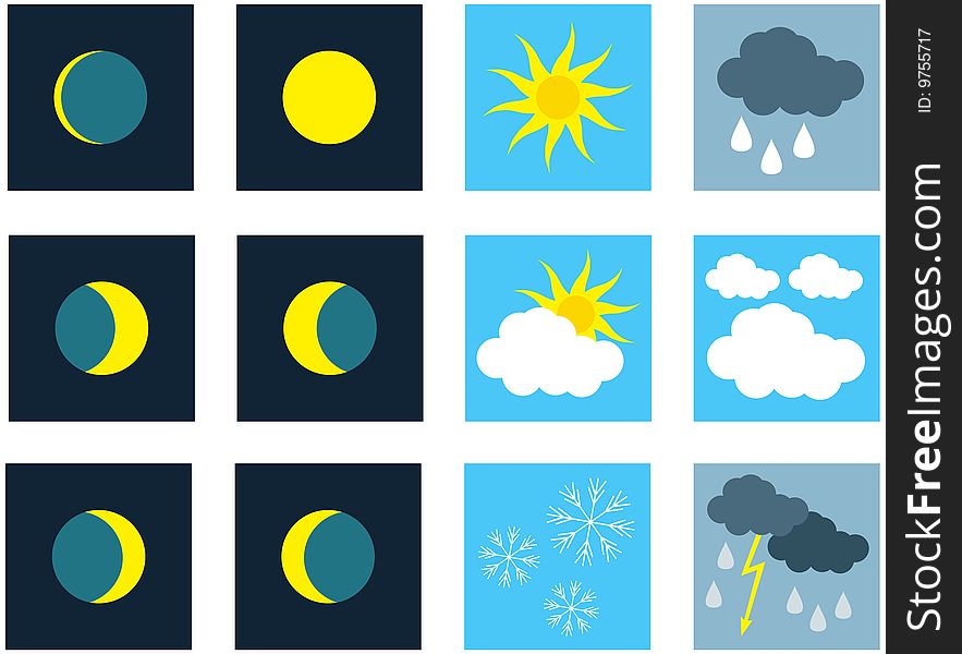 Weather. Icons