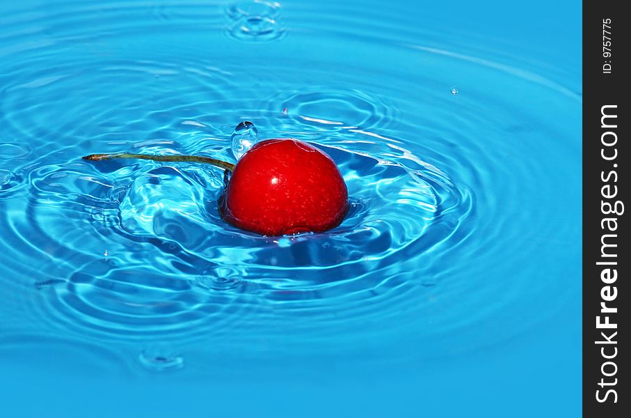 Cherry Falls In Water