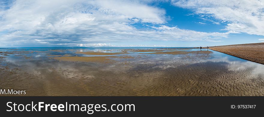 Low Tide, Lydd-on-Sea, Romney Bay, Kent &x28;UK&x29;