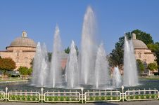Park In Front Of Hagia Sophia Stock Images Park In Front Of Hagia Sophia Stock Images