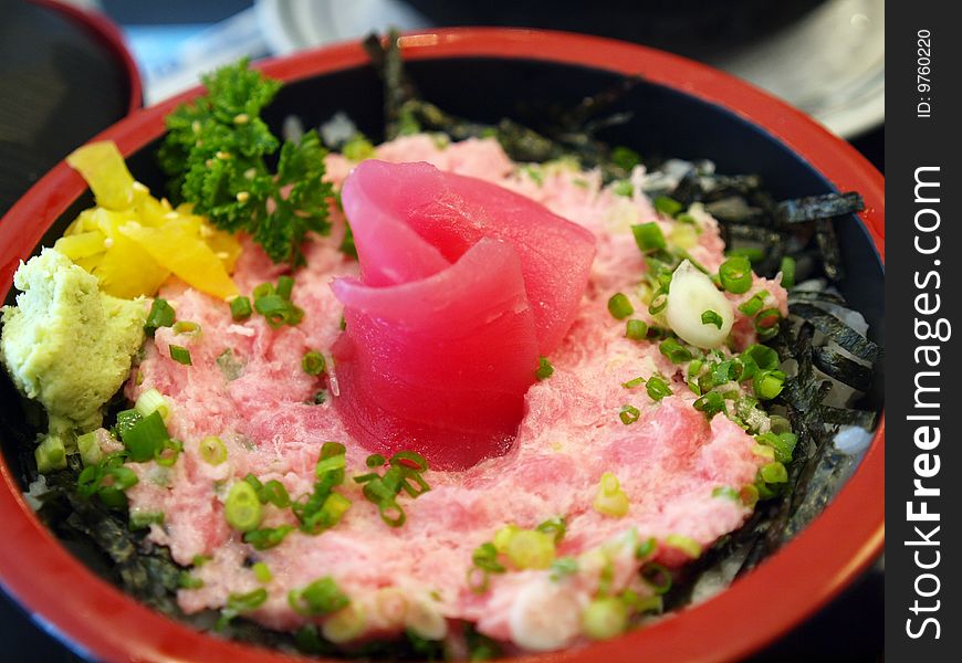 Tuna Fish Sushi Rice