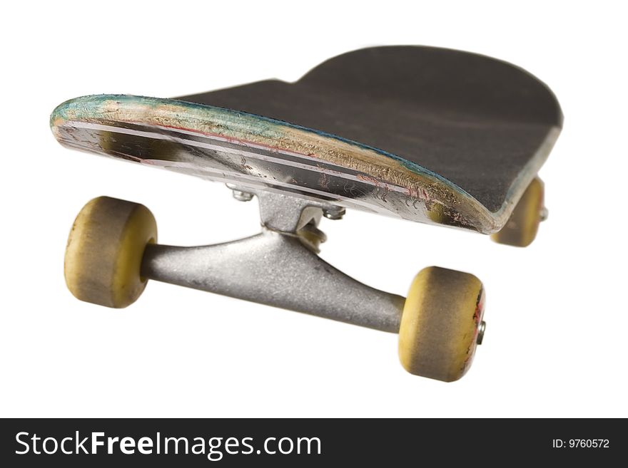Skateboard On White Background