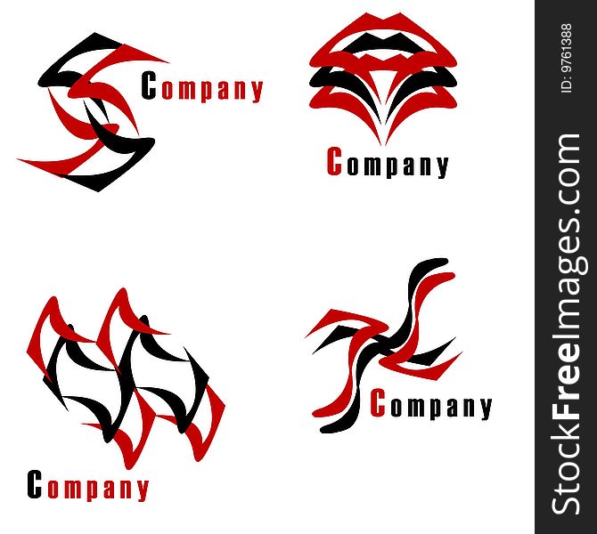 These are four  logos. These are four  logos.