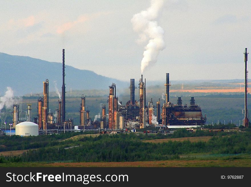 Oil Refinery on the east coast of Newfoundland