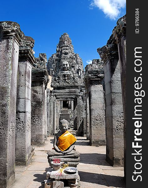 Historical Bayon Temple in Angkor Wat. Historical Bayon Temple in Angkor Wat