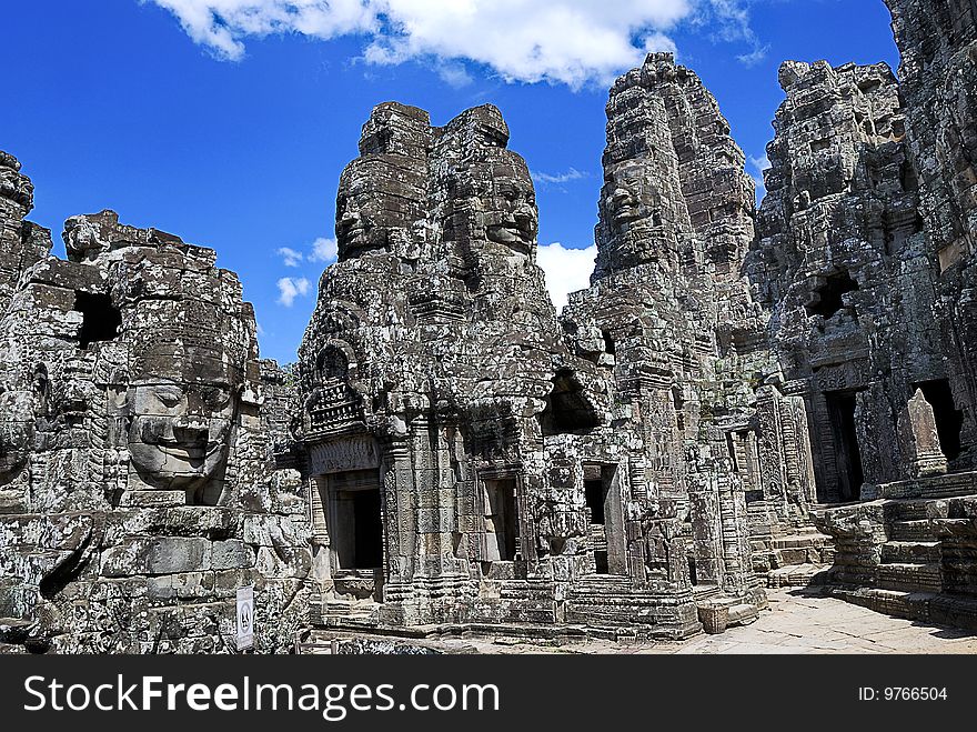 Historical Bayon Temple in Angkor Wat. Historical Bayon Temple in Angkor Wat