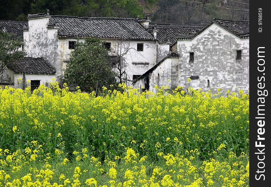 Chinese construction of Anhui in spring