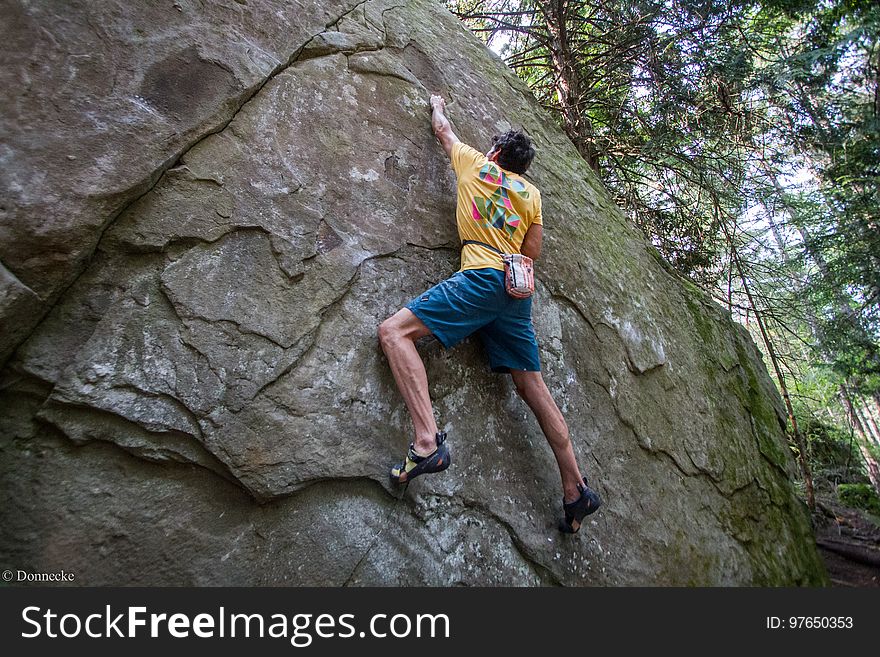 bouldering with Kim and Graham. bouldering with Kim and Graham