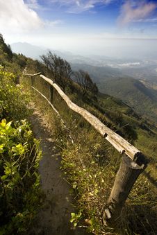 Doi Intanon Mountain In A Foggy Morning Stock Photography Doi Intanon Mountain In A Foggy Morning Stock Photography