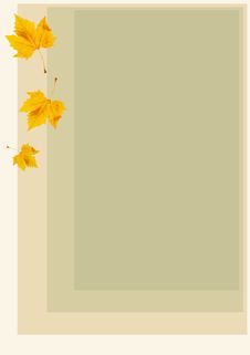 Vector Autumn Template Stock Image Vector Autumn Template Stock Image