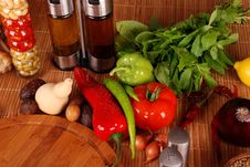 Green-stuff. Fresh Vegetables Stock Image
