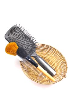 Makeup Brushes And Comb Royalty Free Stock Photo Makeup Brushes And Comb Royalty Free Stock Photo