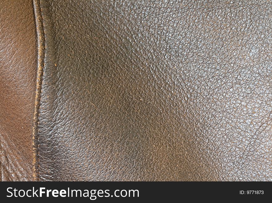 High resolution brown leather texture - very detailed and real...