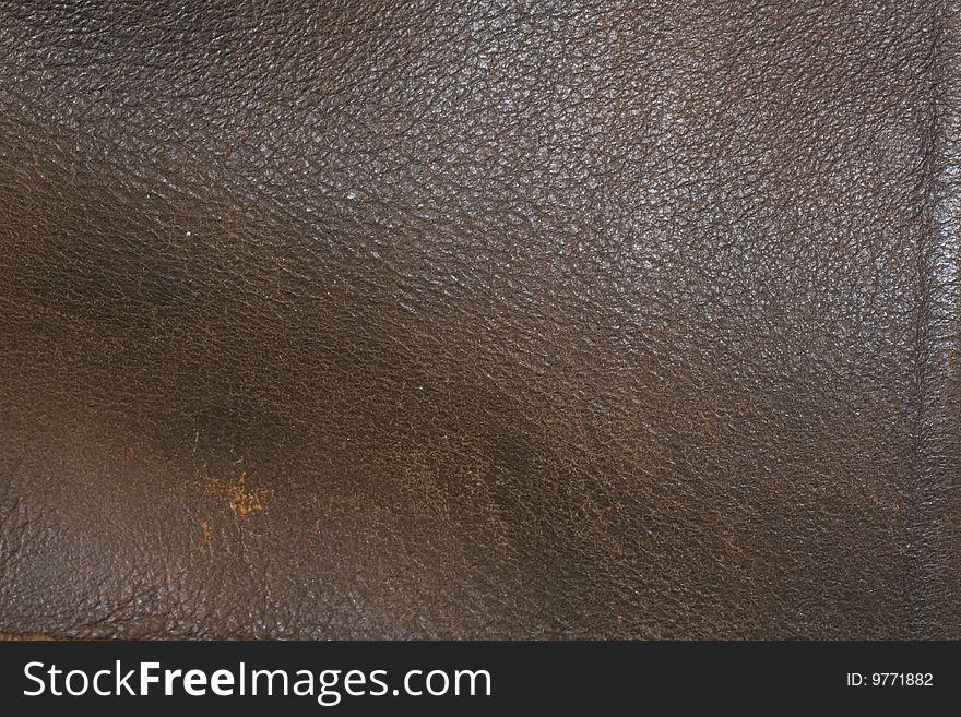 High resolution brown leather texture - very detailed and real...