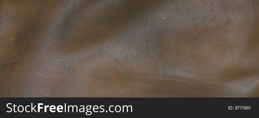 High resolution brown leather texture - very detailed and real...