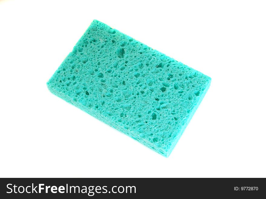 Blue Household Sponge