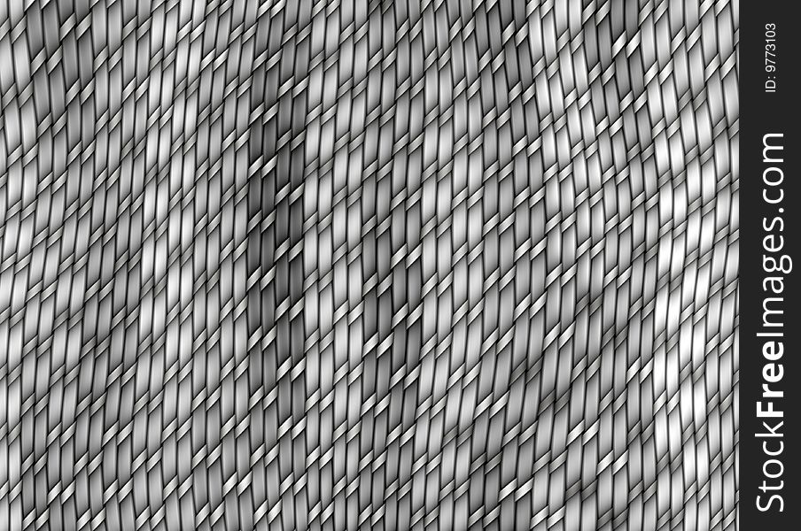 Texture of grey knitwork threads in 3d. Texture of grey knitwork threads in 3d