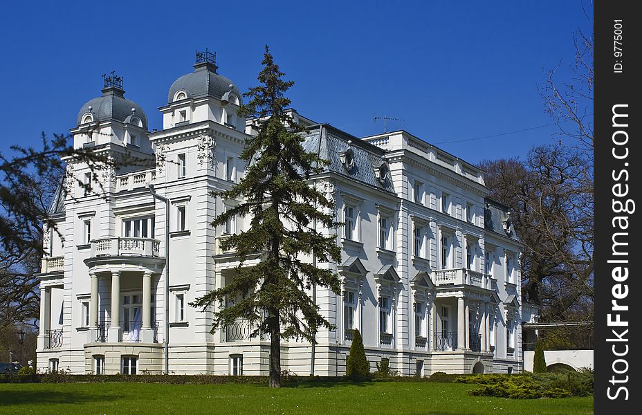 White palace Teresin Poland Europe