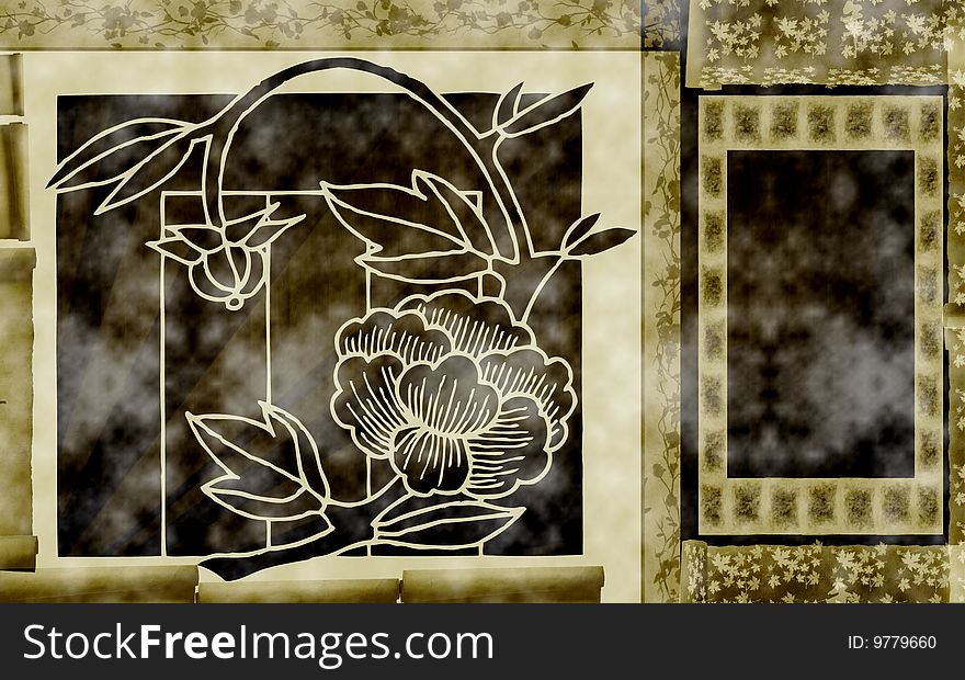 A beautiful liberty background for invitation card. A beautiful liberty background for invitation card
