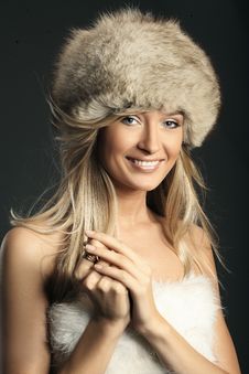 Smiling Blonde Stock Image