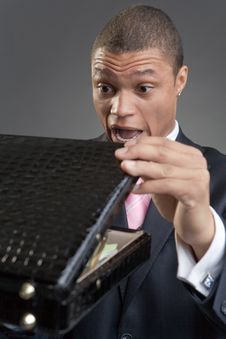 Businessman With A Briefcase Royalty Free Stock Photos Businessman With A Briefcase Royalty Free Stock Photos