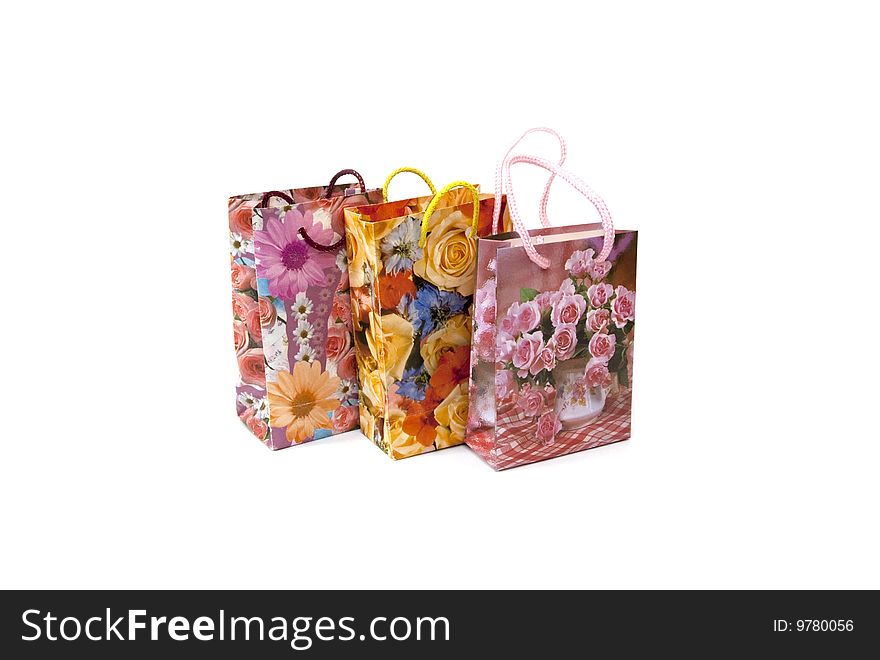 Shopping bags isolated