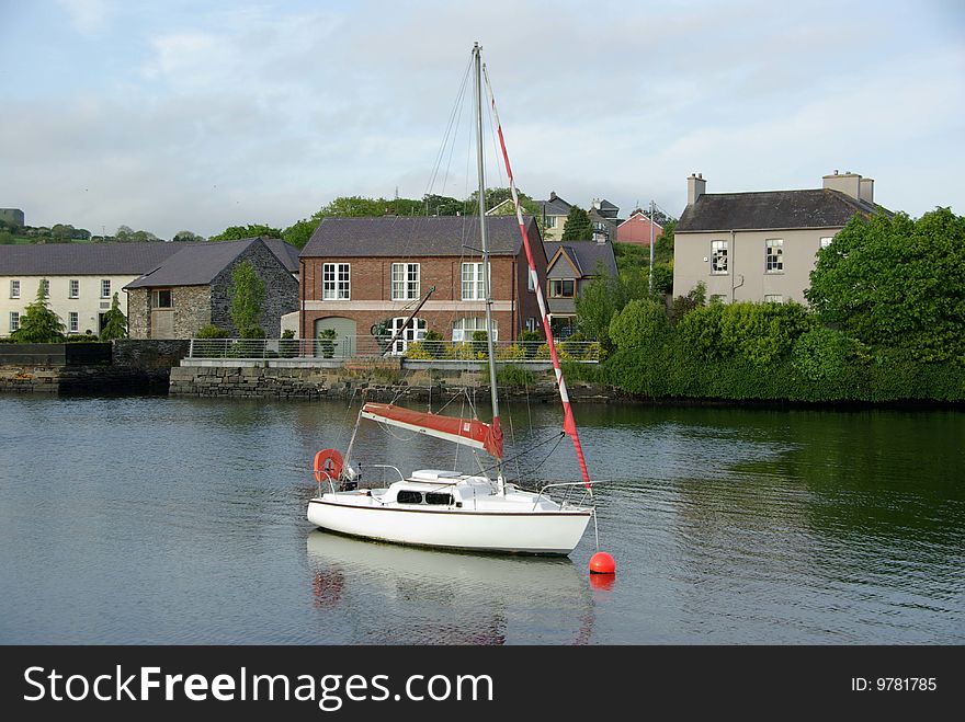 Sailing boat in Kinsale, ireland