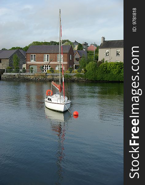 Sailing boat in Kinsale, ireland