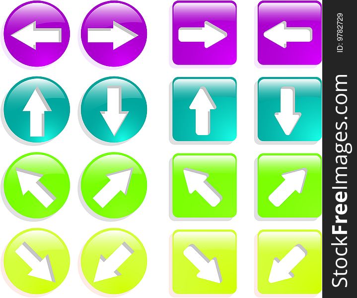 Web icon set